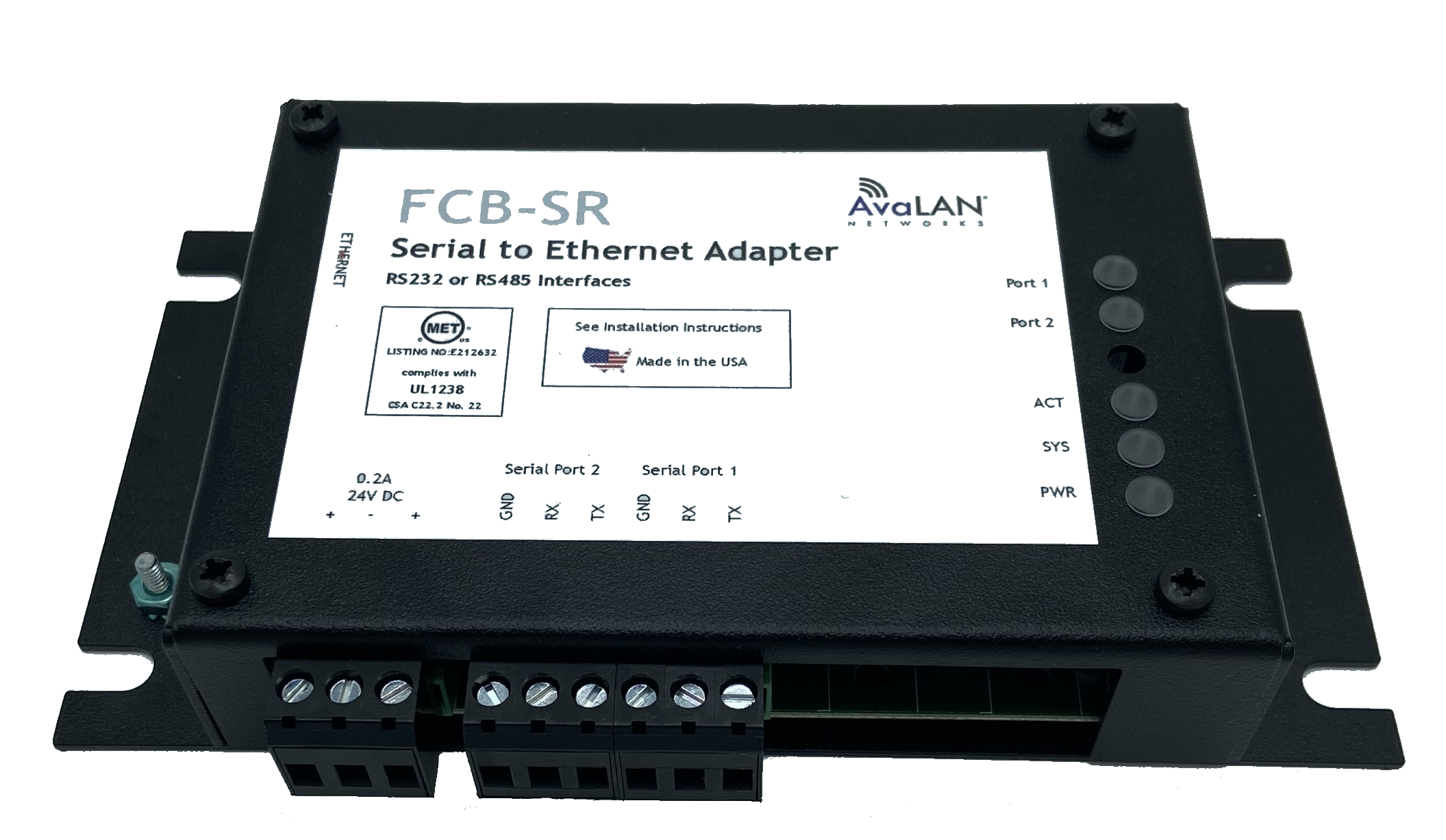 AvaLAN Forecourt Control Board Render